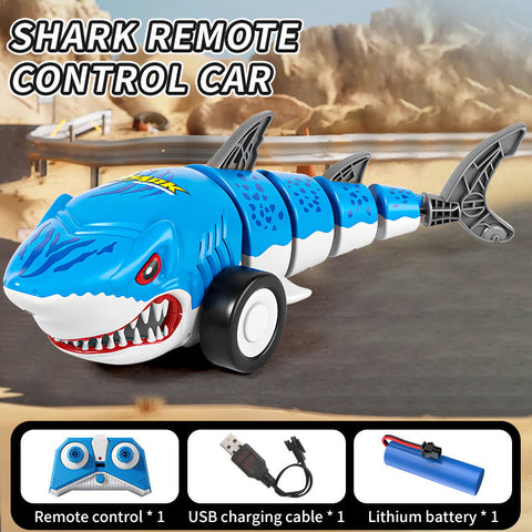 Remote Control Shark Toy with Rechargeable Battery