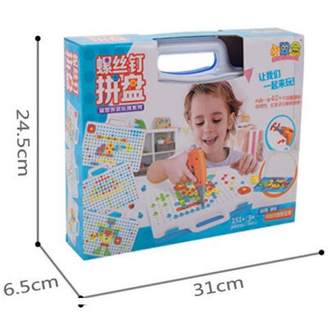 Creative Drill Screws Educational Building Blocks Set