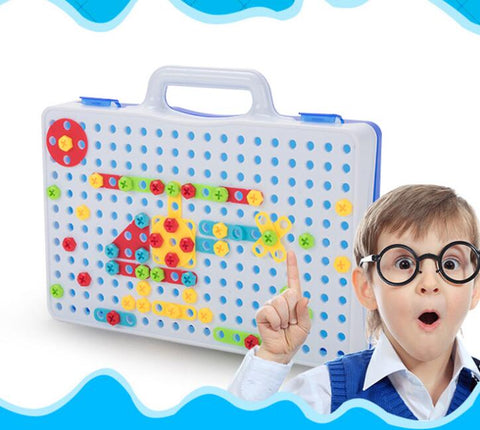 Creative Drill Screws Educational Building Blocks Set