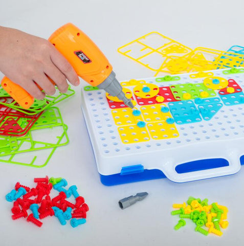 Creative Drill Screws Educational Building Blocks Set