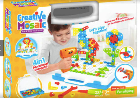 Creative Drill Screws Educational Building Blocks Set