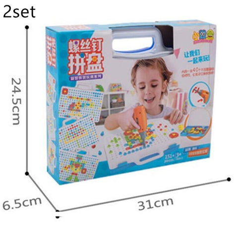 Creative Drill Screws Educational Building Blocks Set
