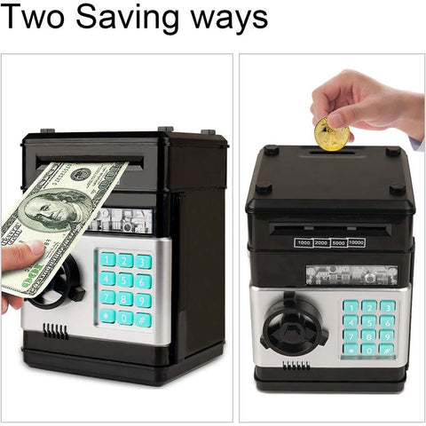 Electronic Mini ATM Password Money Bank for Kids