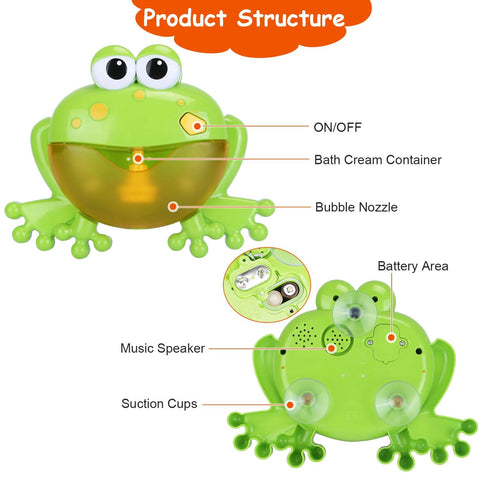 Musical Bubble Bath Maker Toy for Toddlers