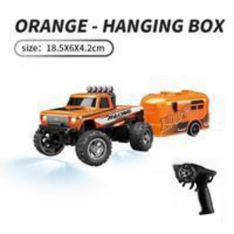 1/64 Mini RC Off-Road Buggy With Detachable Trailer Box