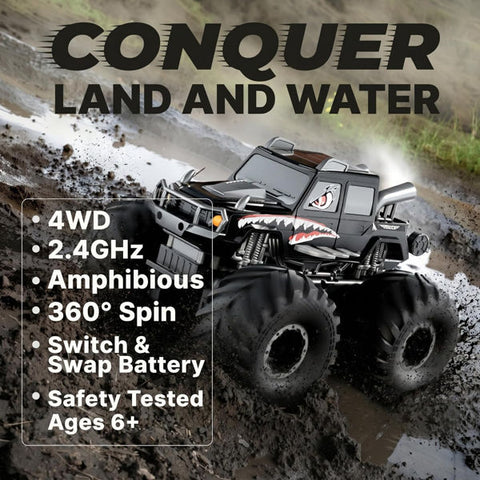 Waterproof Amphibious 4x4 Remote Control Monster Truck