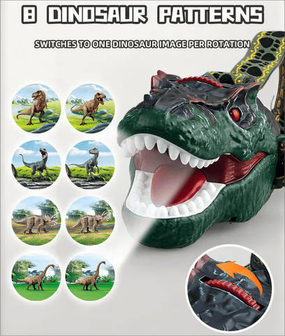 Dinosaur Headlight with Light and Music Effects