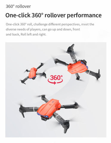 E99Pro Dual Camera Quadcopter Drone with Dual Battery
