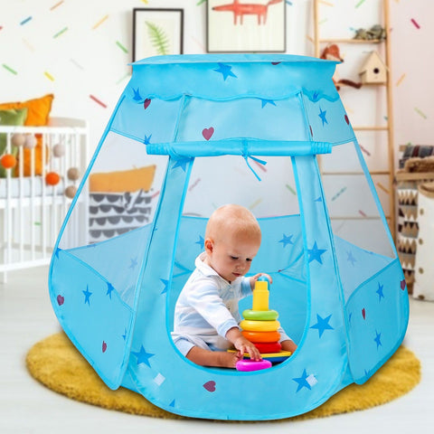 Kids Pop-Up Castle Play Tent for Indoor and Outdoor Use