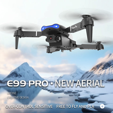E99Pro Dual Camera Quadcopter Drone with Dual Battery