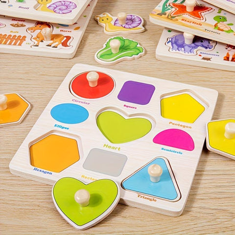 DIY Wooden 3D Assembly Puzzle Educational Kit