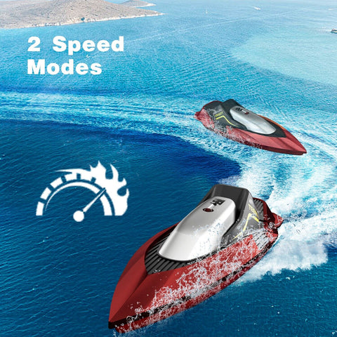 Fast RC Boat for Pools and Lakes | 2.4 GHz 20 MPH Racing Boat
