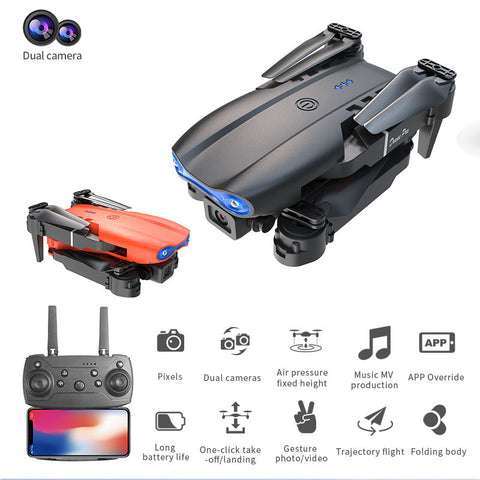 E99Pro Dual Camera Quadcopter Drone with Dual Battery