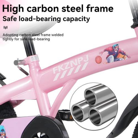 16-Inch Sporty Kids' Bicycle with Training Wheels