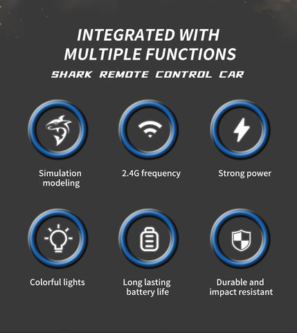 Remote Control Shark with Rechargeable Battery