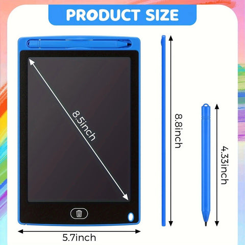 8.5-Inch Reusable Color LCD Doodle Board and Drawing Tablet