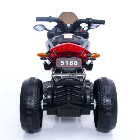 12V Kids Ride-On Motorcycle with Training Wheels