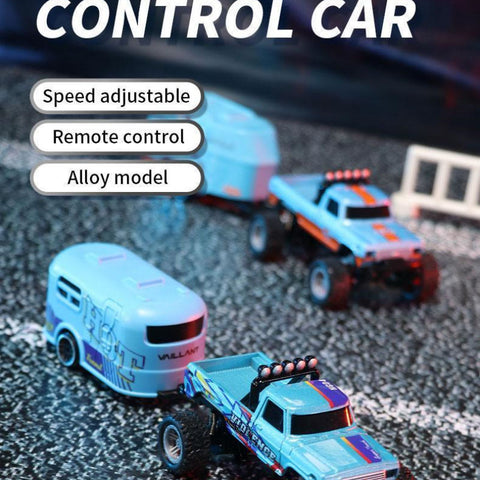 1/64 Mini RC Off-Road Buggy With Detachable Trailer Box