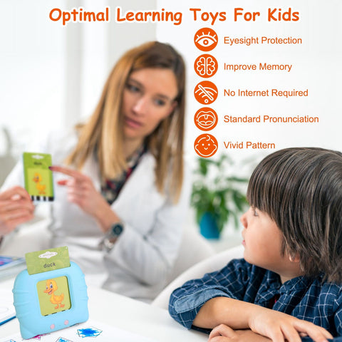 112-Card Electronic Talking Flash Cards Reading Machine