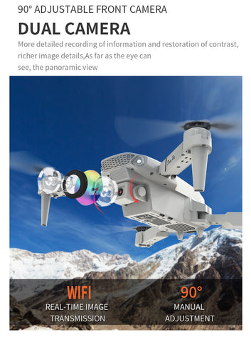 E88Pro Dual Camera Drone with Dual Battery
