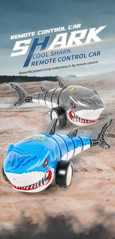 Remote Control Shark Toy with Rechargeable Battery