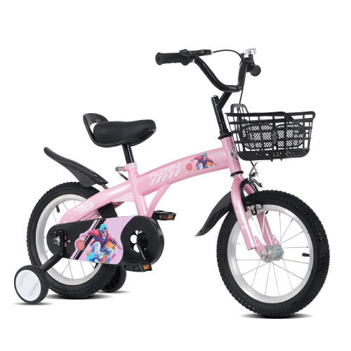 16-Inch Sporty Kids' Bicycle with Training Wheels