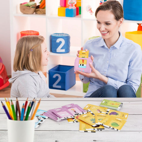 112-Card Electronic Talking Flash Cards Reading Machine
