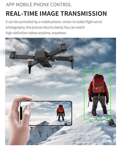 E99Pro Dual Camera Quadcopter Drone with Dual Battery