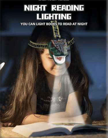 Dinosaur Headlight with Light and Music Effects