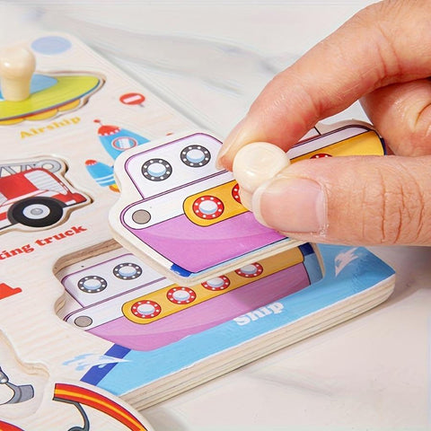 DIY Wooden 3D Assembly Puzzle Educational Kit