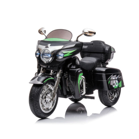 12V 2-Seat Electric Kids Ride-On Motorcycle with 3 Wheels