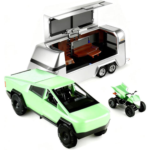 1:32 Diecast Metal Pickup Truck Toy with Pull-Back Action