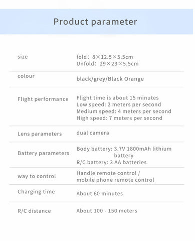E99Pro Dual Camera Quadcopter Drone with Dual Battery