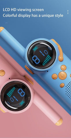 2-Pack Blue and Pink Walkie-Talkies