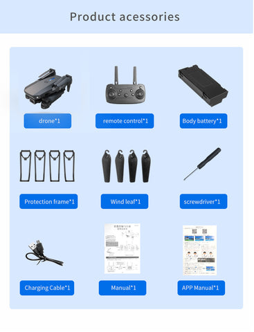 E88Pro Dual Camera Drone with Dual Battery