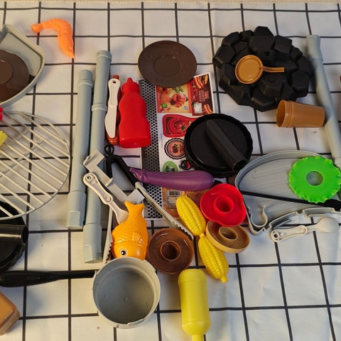 Smoking Barbecue Grill Toy Set