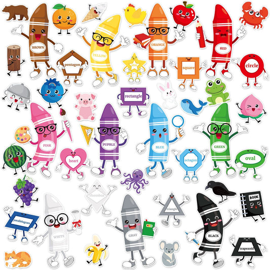 50-Piece Bulletin Board Classroom Decoration Cutouts Set