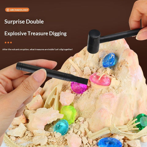 Interactive Volcanic Dinosaur Action Toy Figure