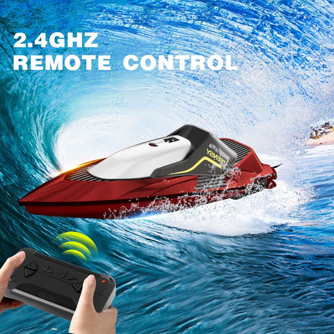 Fast RC Boat for Pools and Lakes | 2.4 GHz 20 MPH Racing Boat