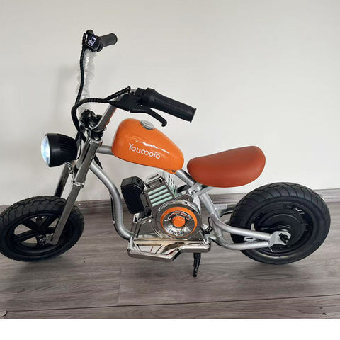 18V Kids 3-Speed Electric Bike | Lightweight Steel Motorcycle