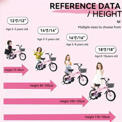 16-Inch Sporty Kids' Bicycle with Training Wheels