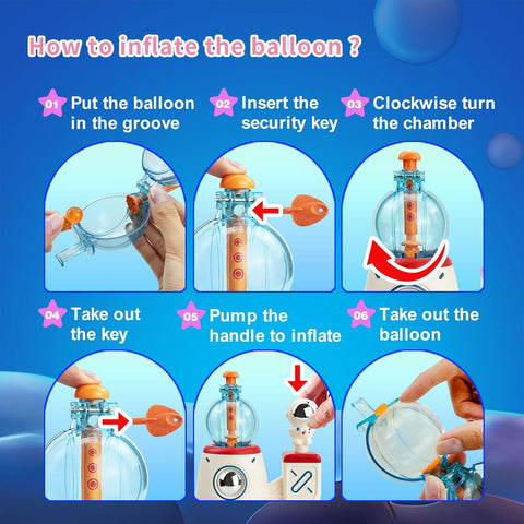 DIY Space Magic Balloon Craft Kit | Sticker Decorated Balloon Toy