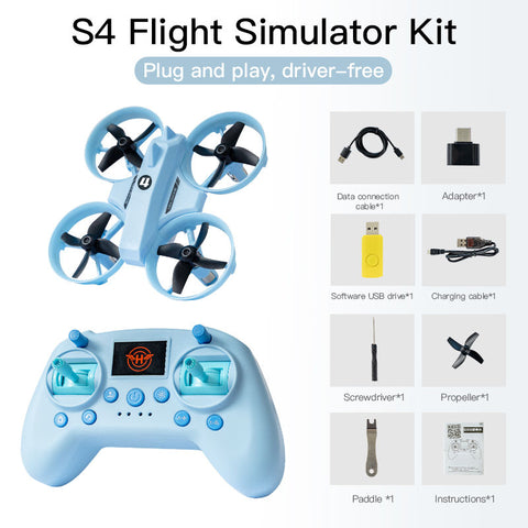 S4 RC Helicopter Simulator With Dual Battery
