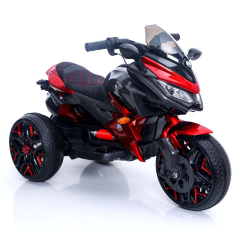 12V Kids Ride-On Motorcycle with Training Wheels