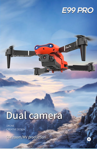 E99Pro Dual Camera Quadcopter Drone with Dual Battery