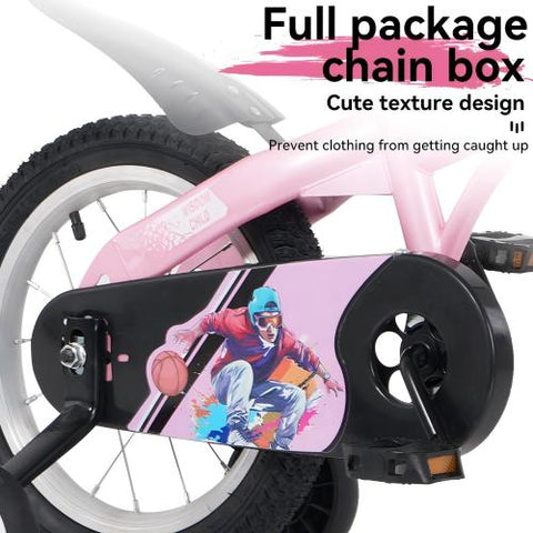 16-Inch Sporty Kids' Bicycle with Training Wheels