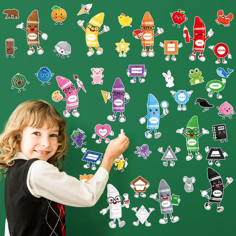 50-Piece Bulletin Board Classroom Decoration Cutouts Set