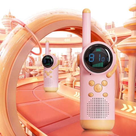 2-Pack Blue and Pink Walkie-Talkies
