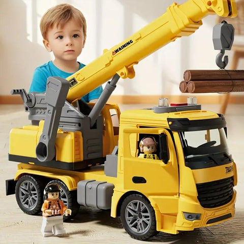 Kids' Construction Crane Toy With Light and Sound