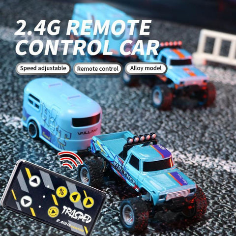 1/64 Mini RC Off-Road Buggy With Detachable Trailer Box